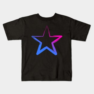 Star Shaped Abstract Brush Kids T-Shirt